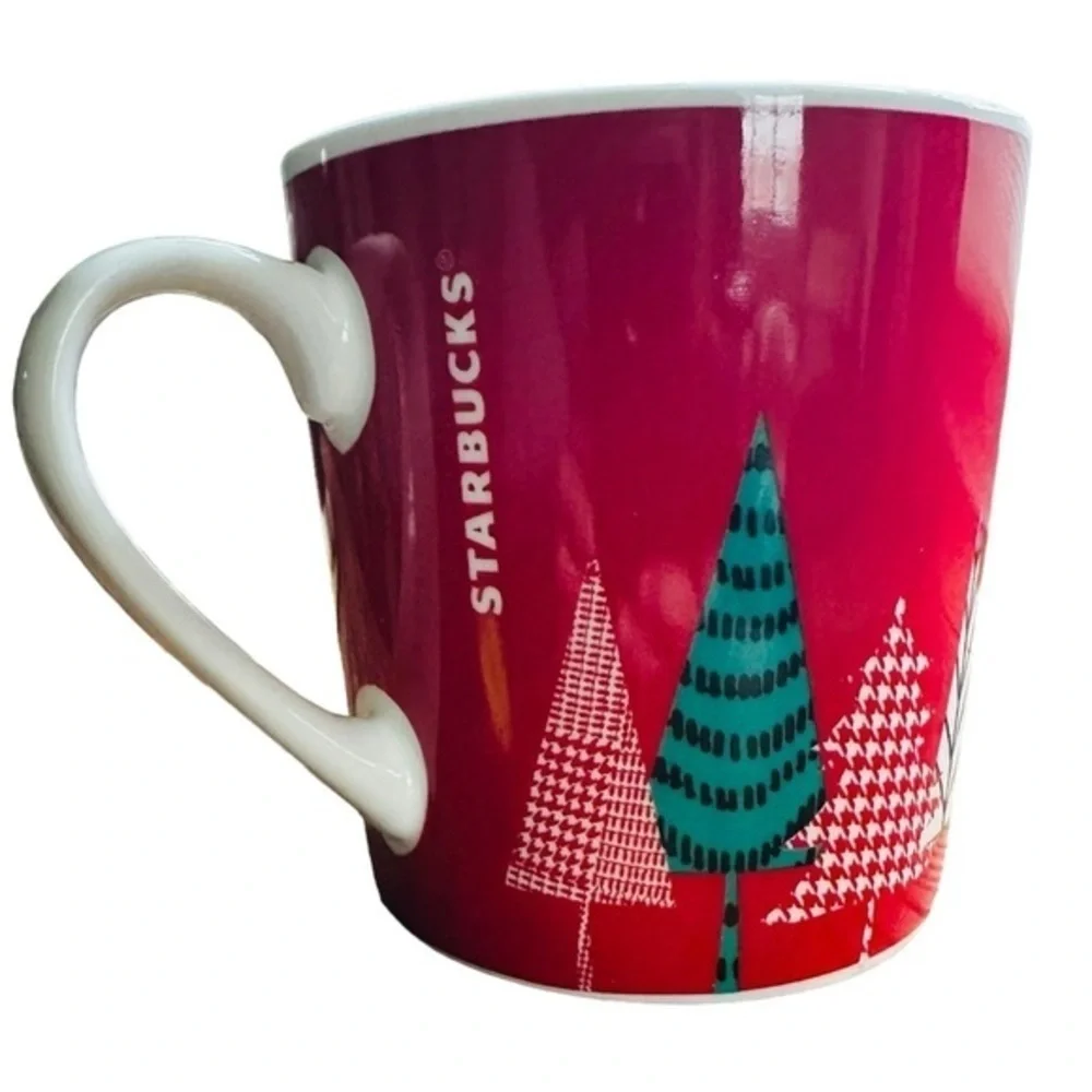 STARBUCKS 2017 HOLIDAY CERAMIC CHRISTMAS TREE MUG 18OZ